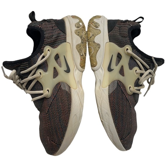 Nike React Presto Flyknit Multi-Color Black Vast Grey SZ 9-5 - Picture 2 of 9